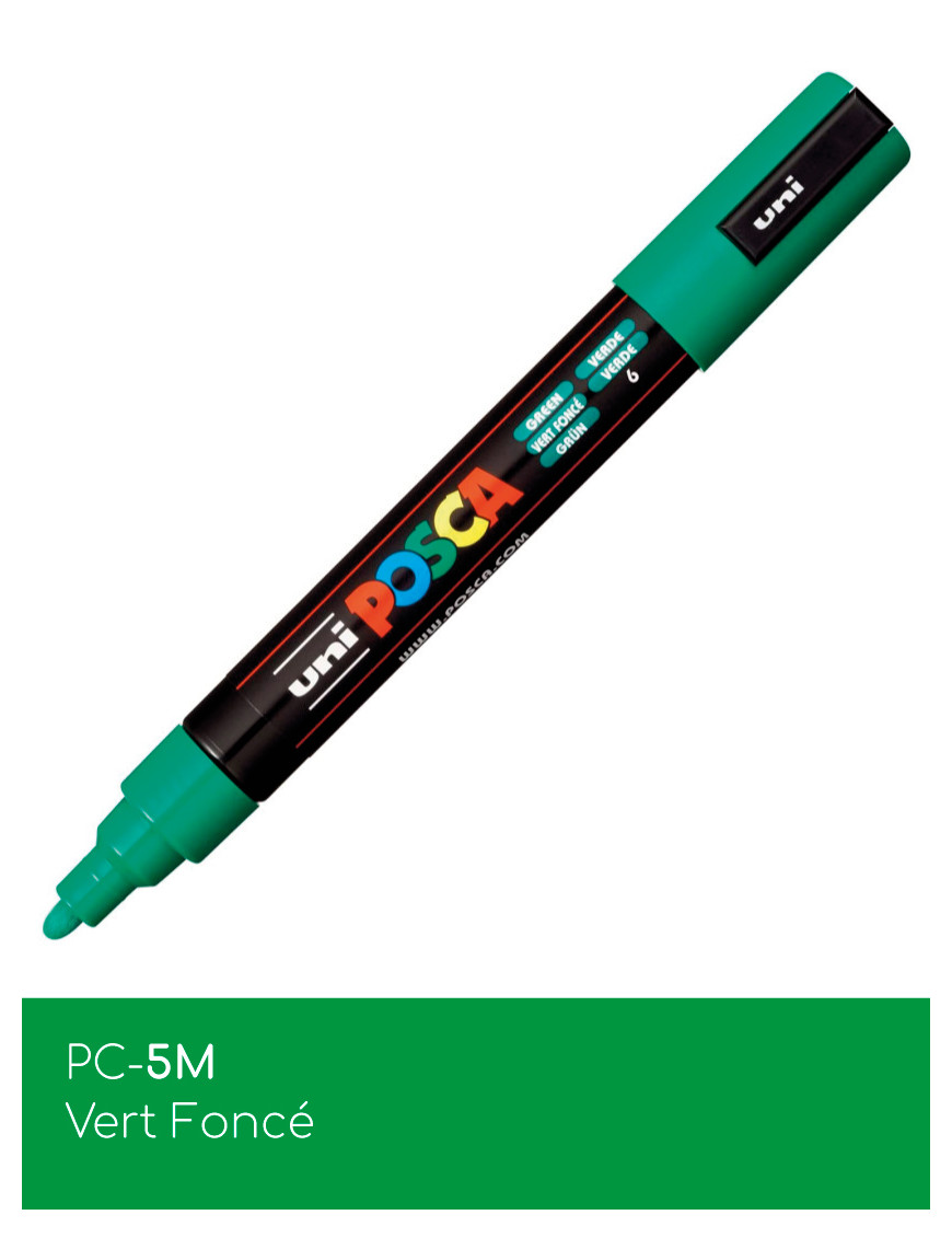 Marqueur peinture POSCA Vert toutes surfaces