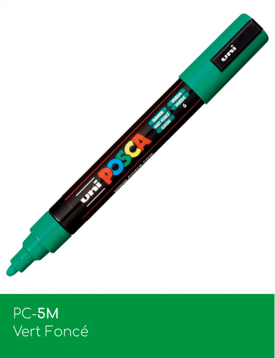 Marqueur peinture POSCA Vert toutes surfaces