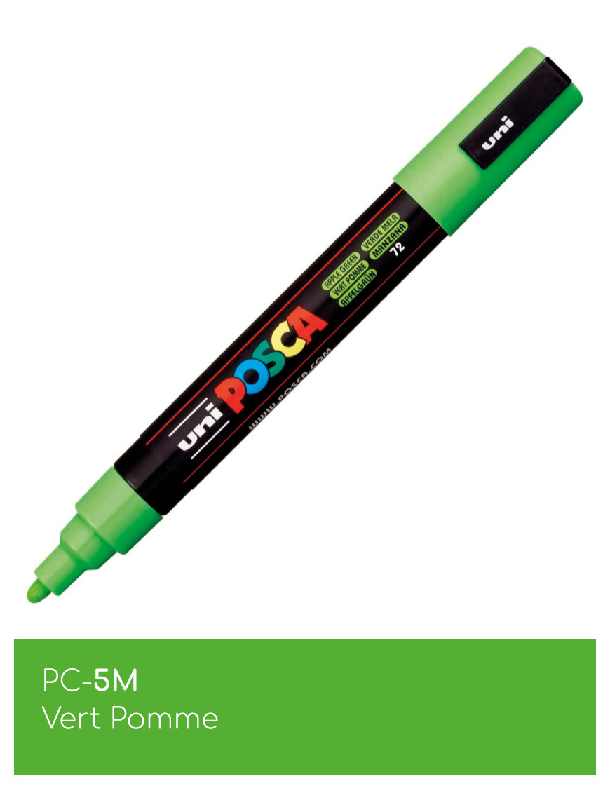 Marqueur peinture POSCA Vert toutes surfaces