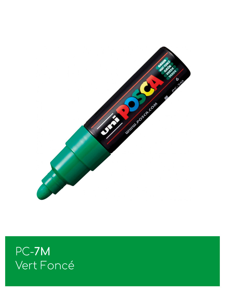 Marqueur peinture POSCA Vert toutes surfaces