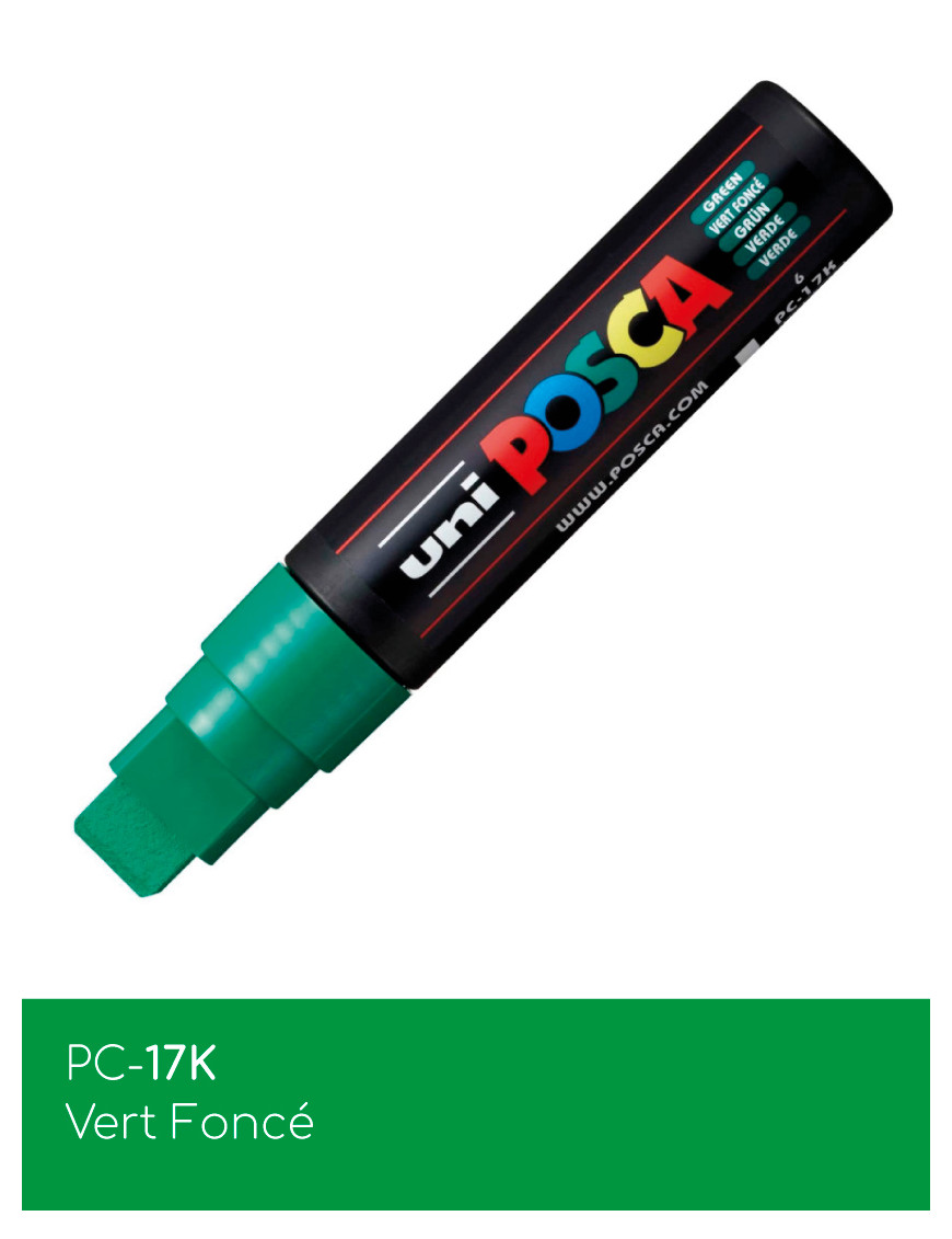 Marqueur peinture POSCA Vert toutes surfaces