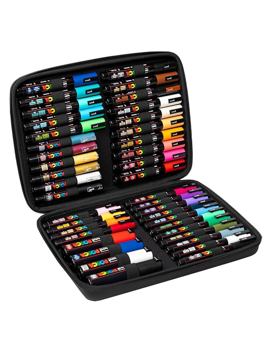 Mallette 40 marqueurs Posca tous supports Mallette 40 marqueurs Posca tous supports