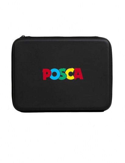 Marqueur peinture POSCA Mallette - 40 marqueurs Pointes Extra-Fines PC1MC / Fines PC3M / Moyennes PC5M / Biseautées PC8K