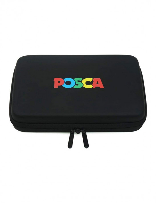 Marqueur peinture POSCA Mallette - 24 marqueurs Pointes Extra-Fines PC1MC / Fines PC3M / Moyennes PC5M / Biseautées PC8K
