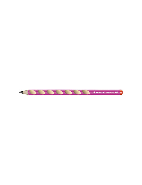 STABILO EASYgraph – Crayon graphite ergonomique HB pour gaucher – Rose