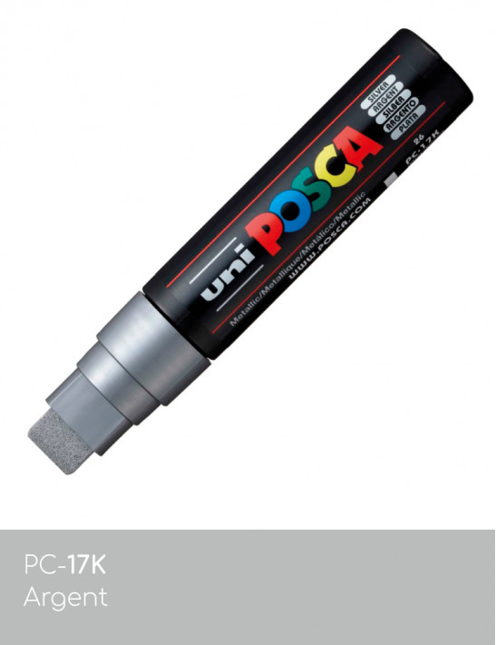 Marqueur peinture POSCA gris tout support
