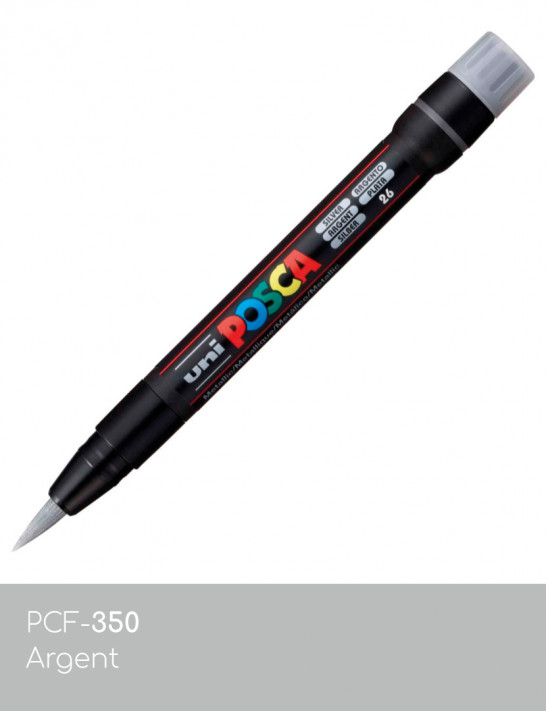 Marqueur peinture POSCA gris tout support