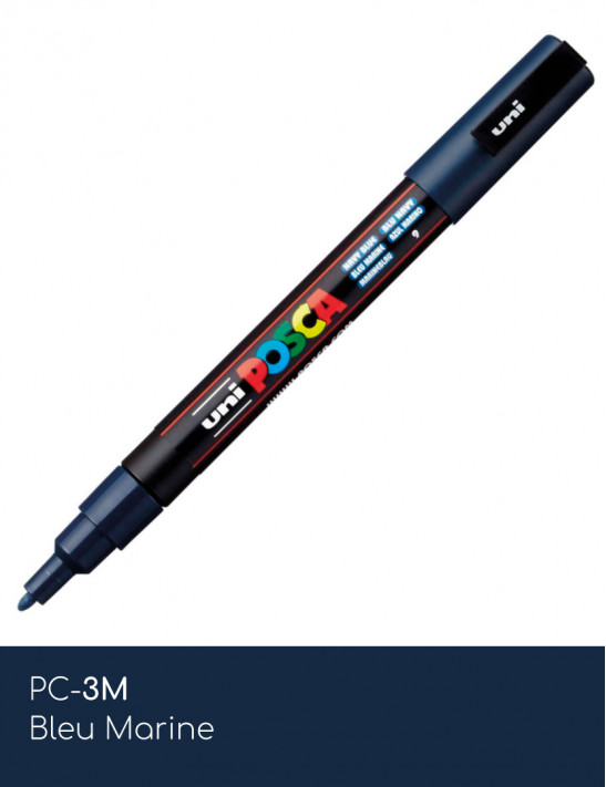 Marqueur peinture POSCA Bleus toutes surfaces