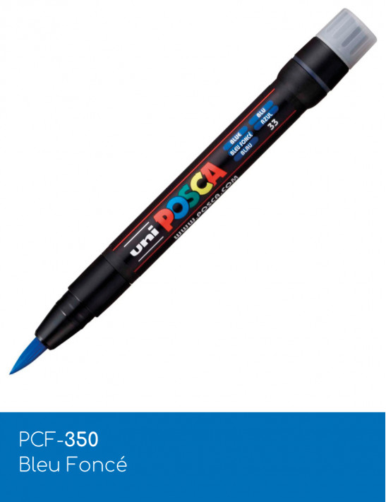 Marqueur peinture POSCA Bleus toutes surfaces