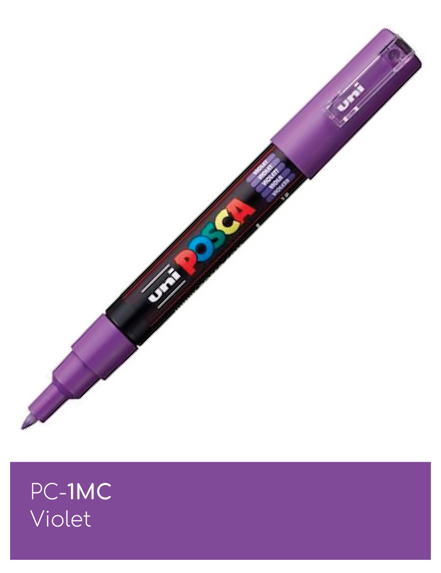 Marqueur peinture POSCA Violet toutes surfaces