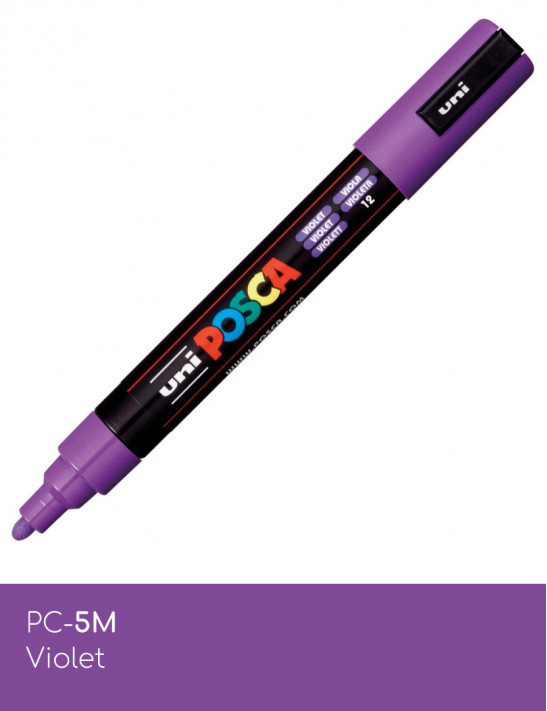 Marqueur peinture POSCA Violet toutes surfaces