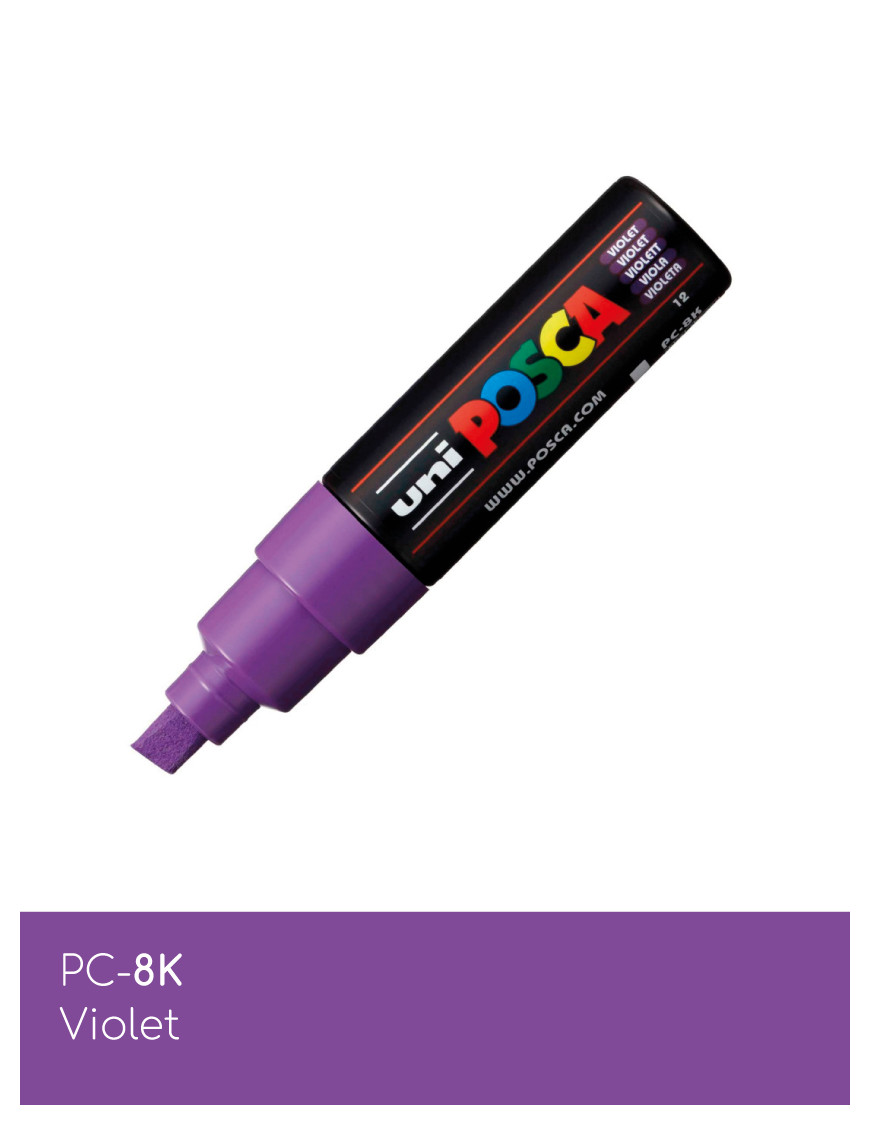 Marqueur peinture POSCA Violet toutes surfaces