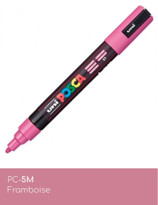 Marqueur peinture POSCA Rose toutes surfaces