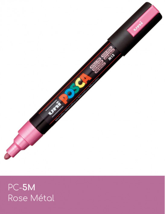 Marqueur peinture POSCA Rose toutes surfaces