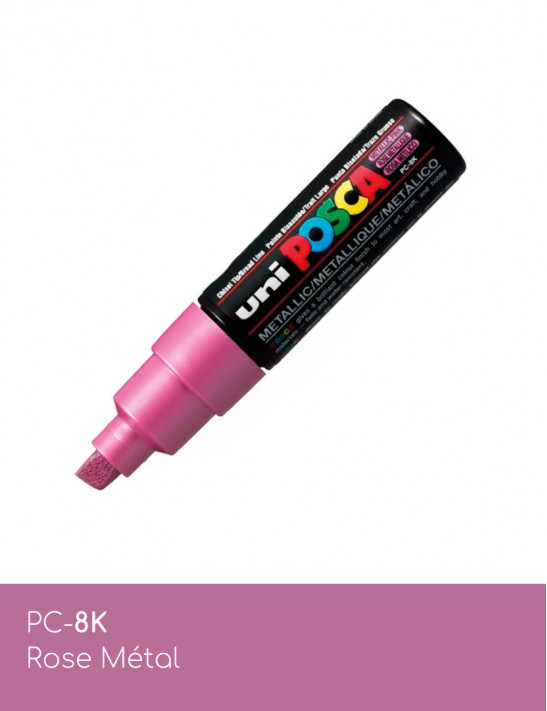 Marqueur peinture POSCA Rose toutes surfaces