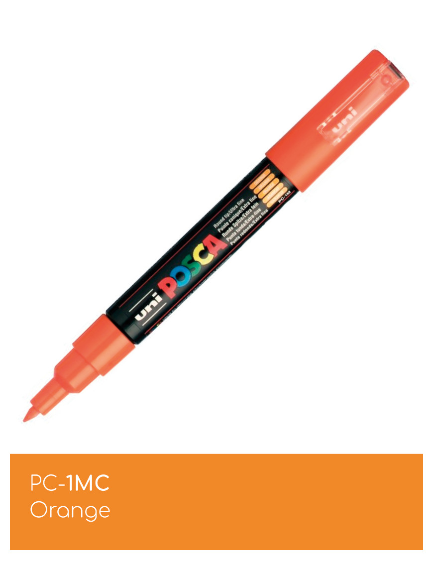 Marqueur peinture POSCA Orange toutes surfaces