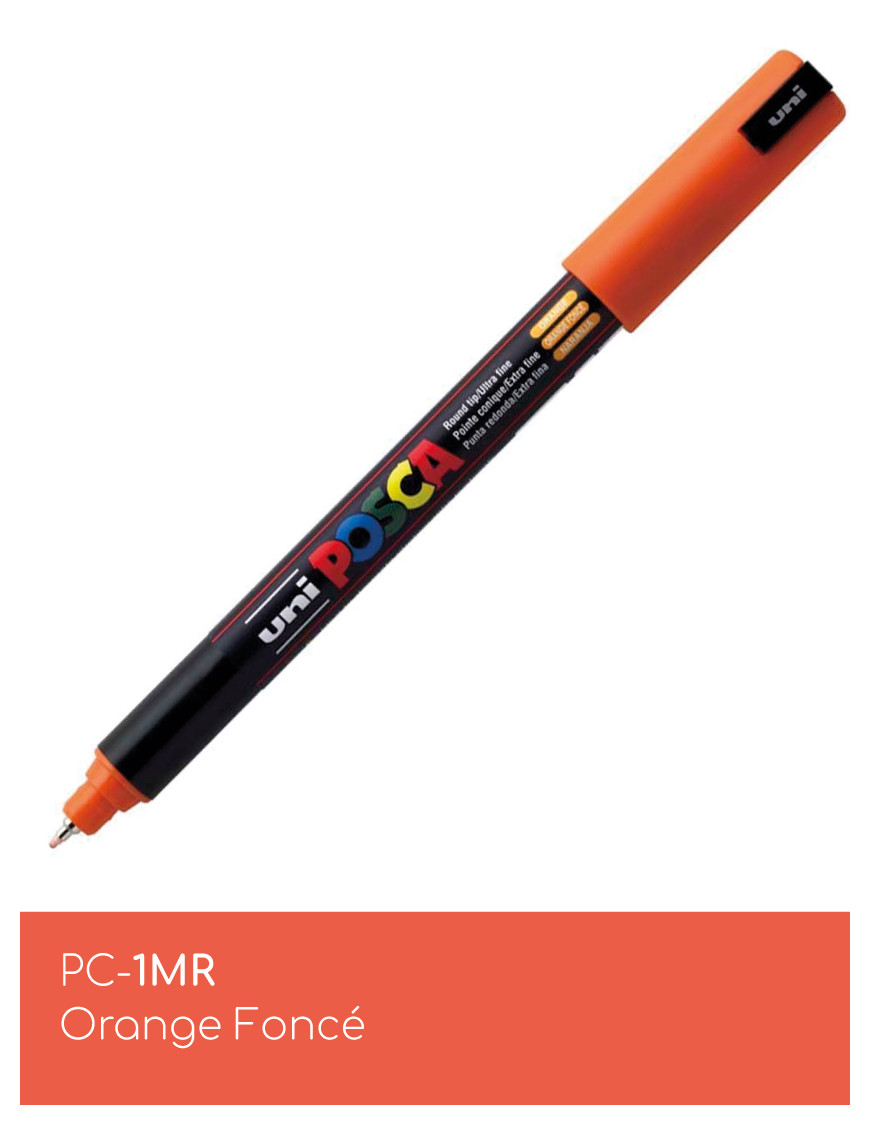 Marqueur peinture POSCA Orange toutes surfaces
