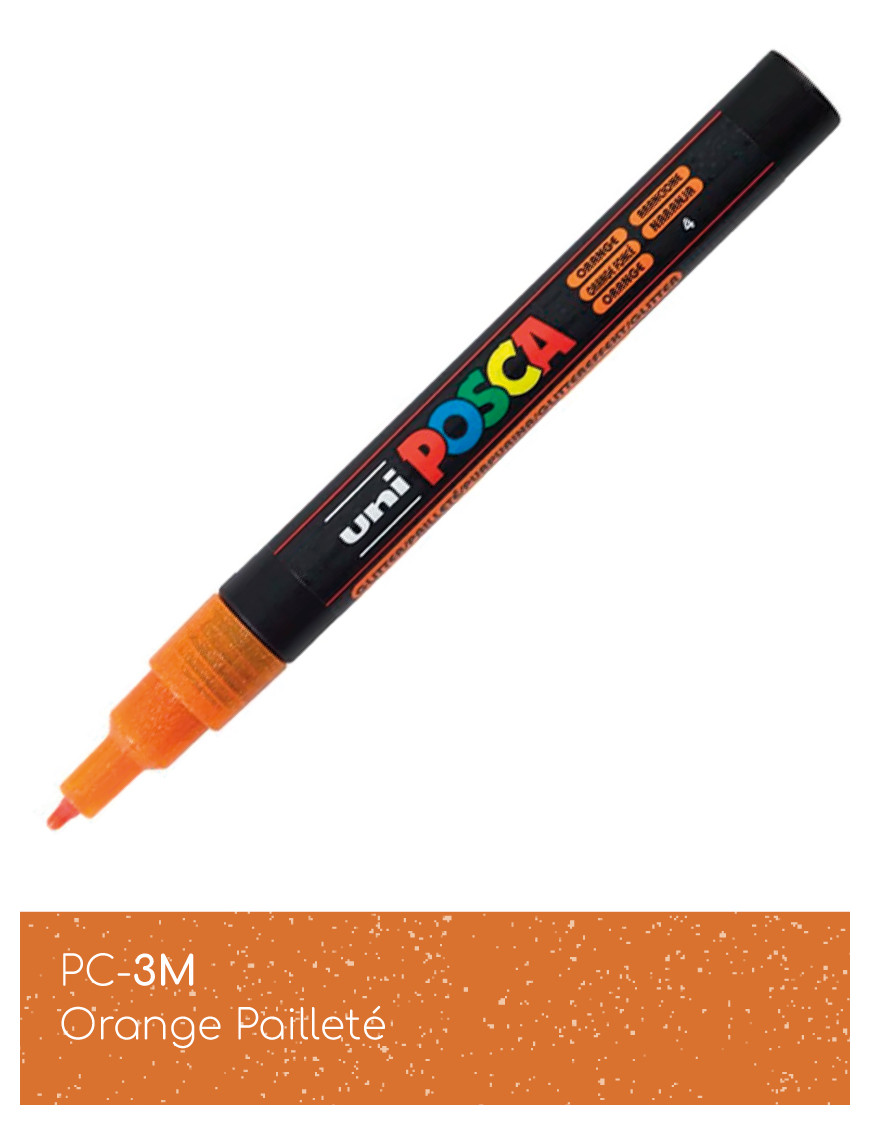 Marqueur peinture POSCA Orange toutes surfaces
