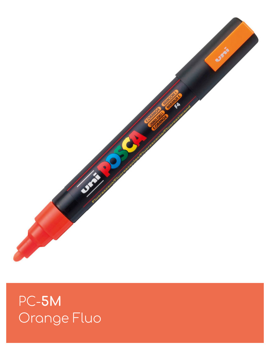 Marqueur peinture POSCA Orange toutes surfaces