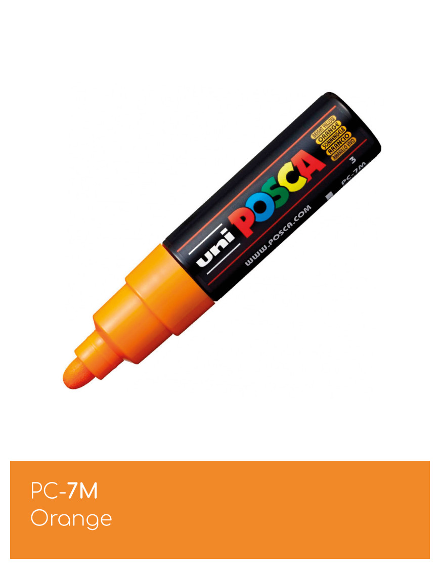 Marqueur peinture POSCA Orange toutes surfaces