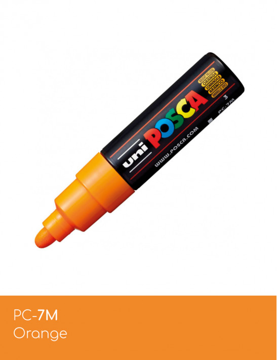 Marqueur peinture POSCA Orange toutes surfaces