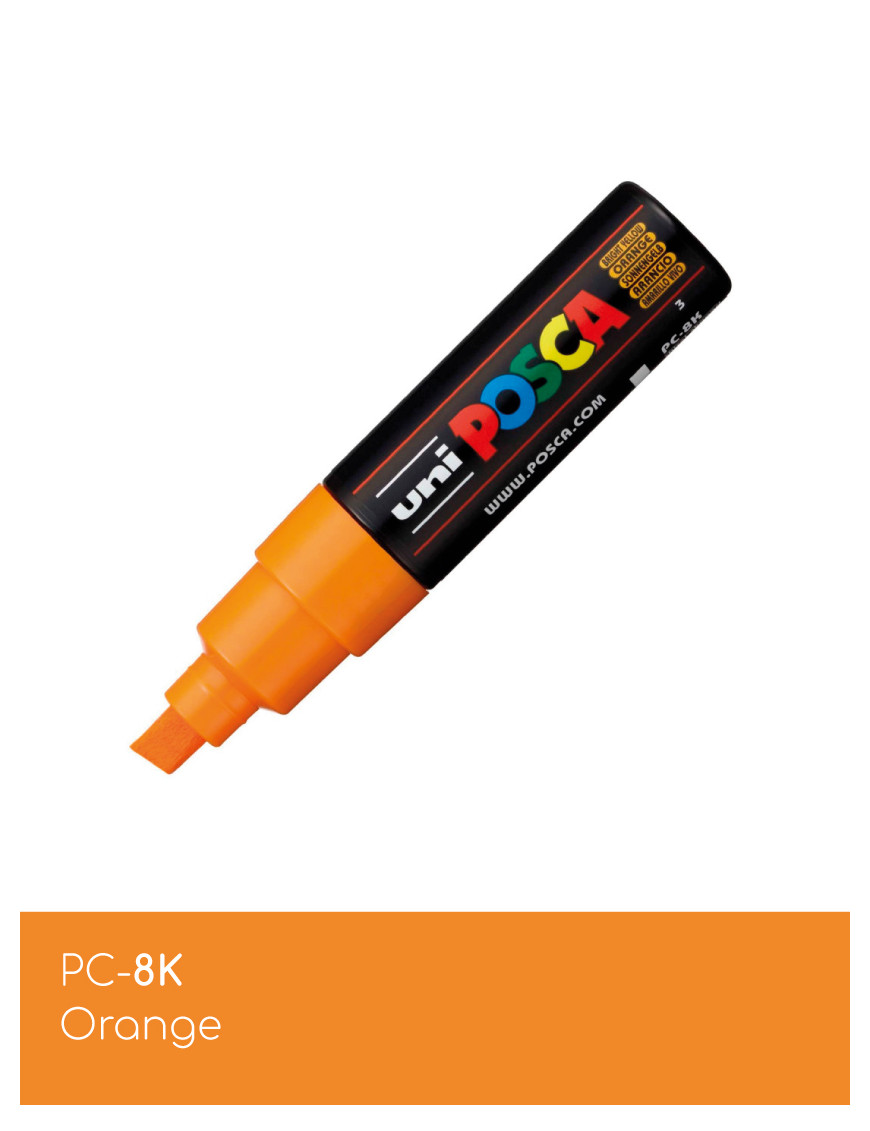 Marqueur peinture POSCA Orange toutes surfaces