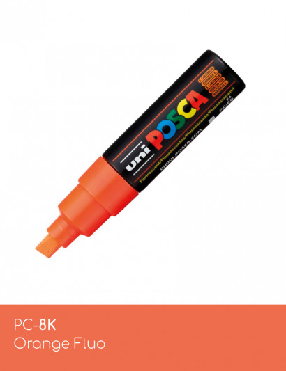 Orange Fluo - PC-8K / 8 MM...