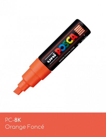 Orange Fonce - PC-8K / 8 MM...