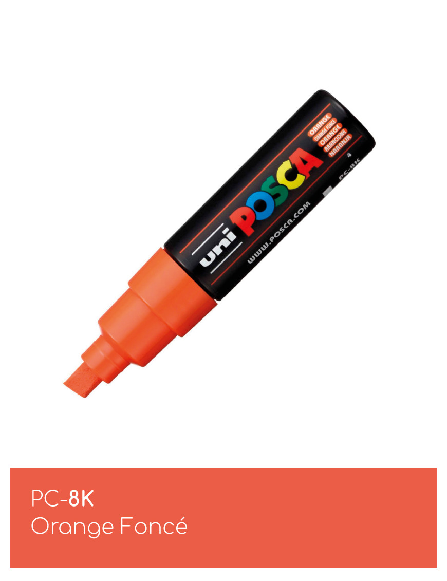 Marqueur peinture POSCA Orange toutes surfaces