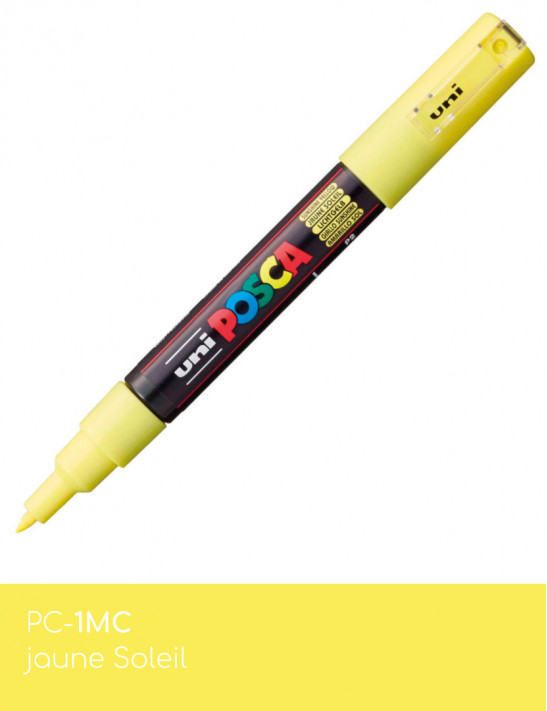 Marqueur peinture POSCA Jaune toutes surfaces