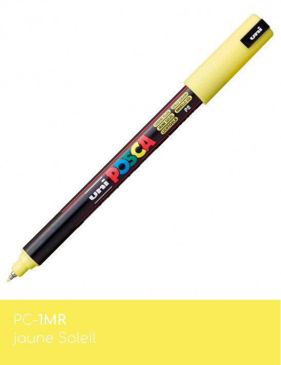 Marqueur peinture POSCA Jaune toutes surfaces