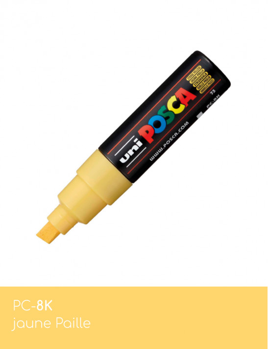 Marqueur peinture POSCA Jaune toutes surfaces