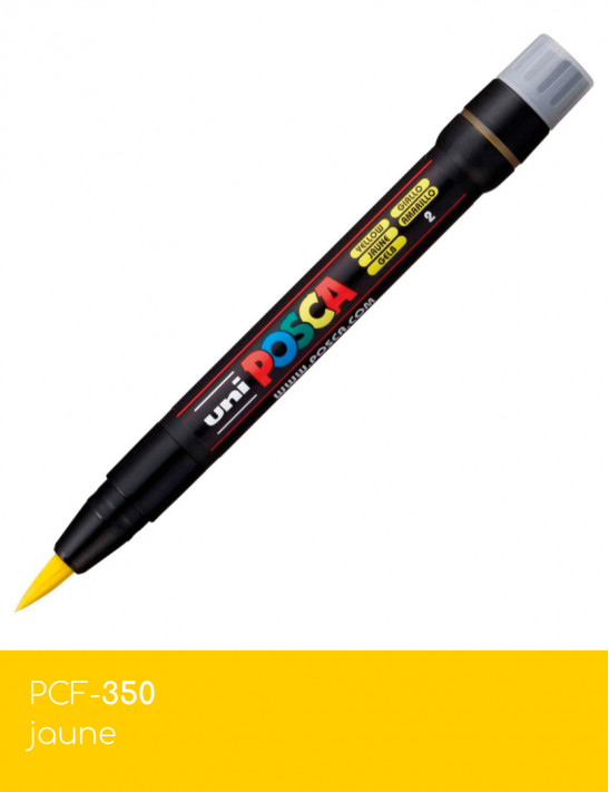 Marqueur peinture POSCA Jaune toutes surfaces
