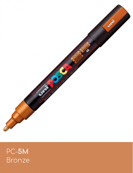 Marqueur peinture POSCA Marron toutes surfaces