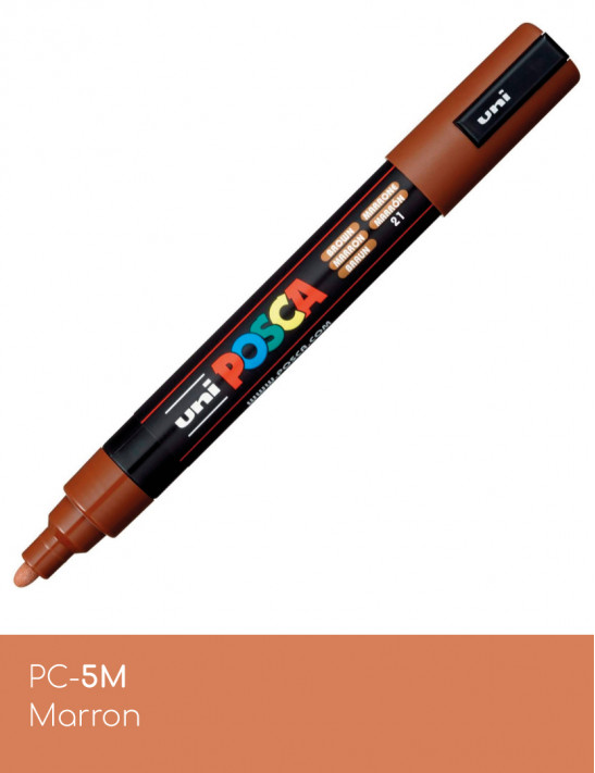 Marqueur peinture POSCA Marron toutes surfaces