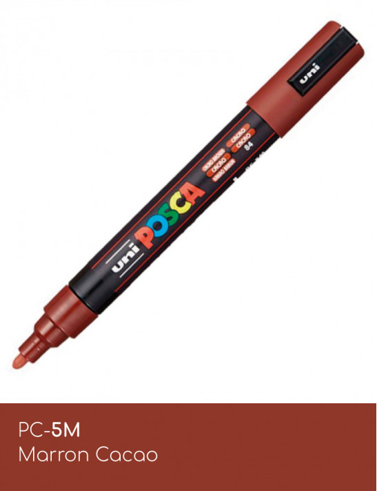 Marqueur peinture POSCA Marron toutes surfaces