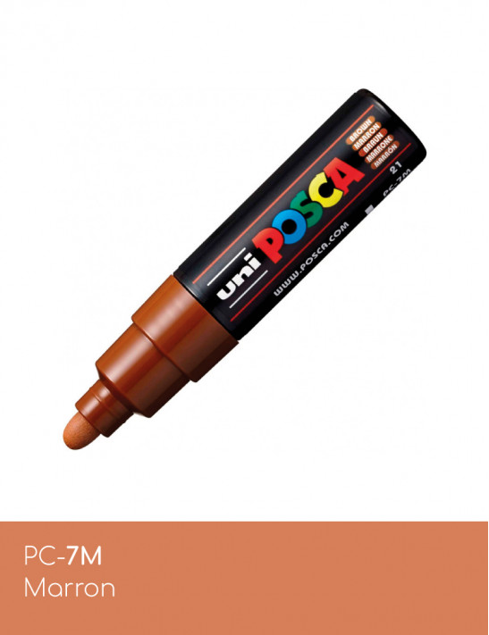 Marqueur peinture POSCA Marron toutes surfaces