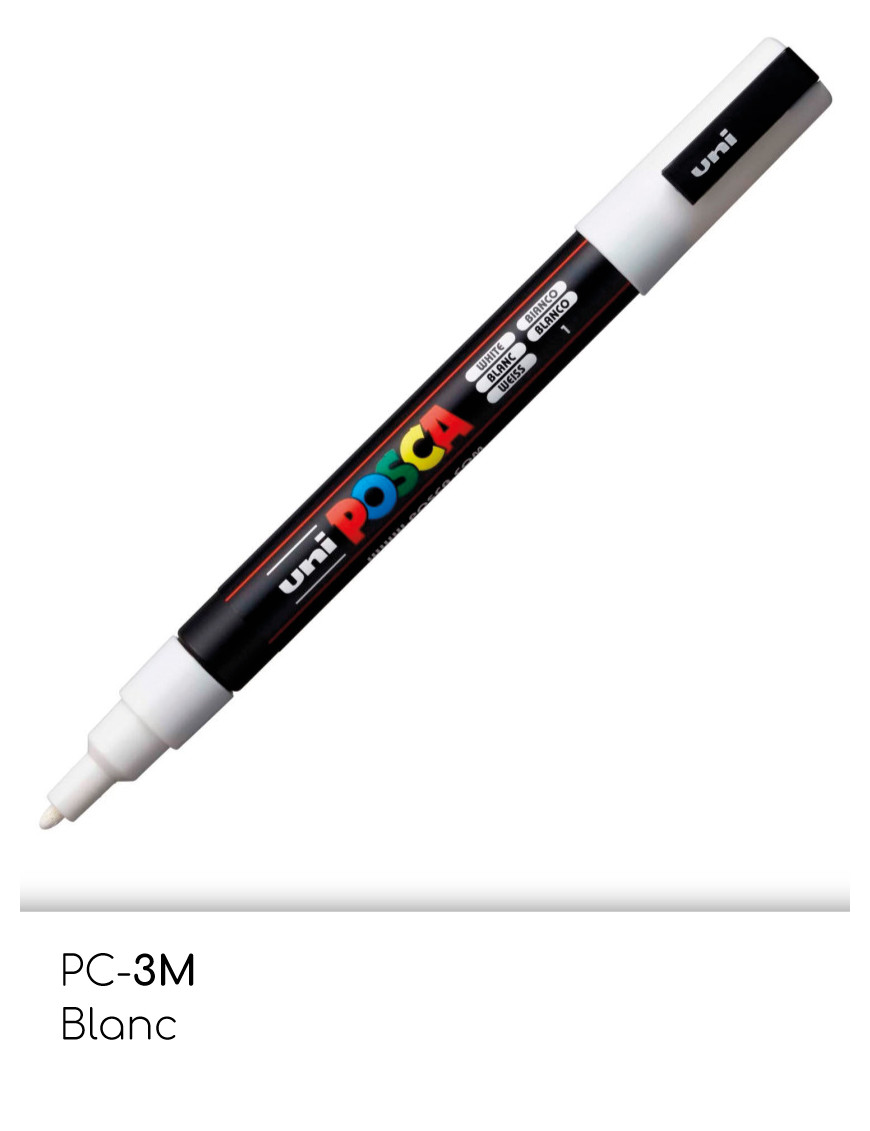 Marqueur peinture POSCA Blanc toutes surfaces