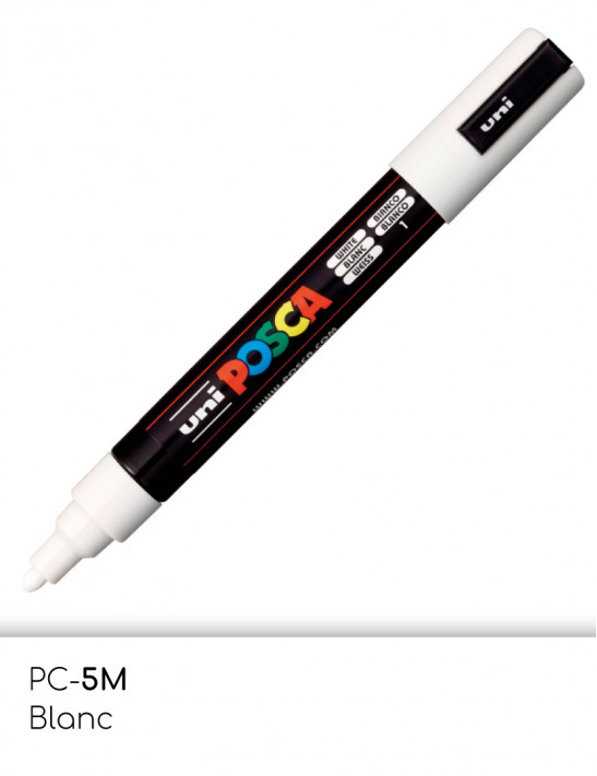 Marqueur peinture POSCA Blanc toutes surfaces