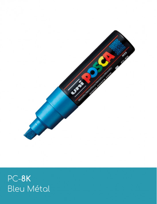 Marqueur peinture POSCA toutes surfaces - Pointe Large PC-8K