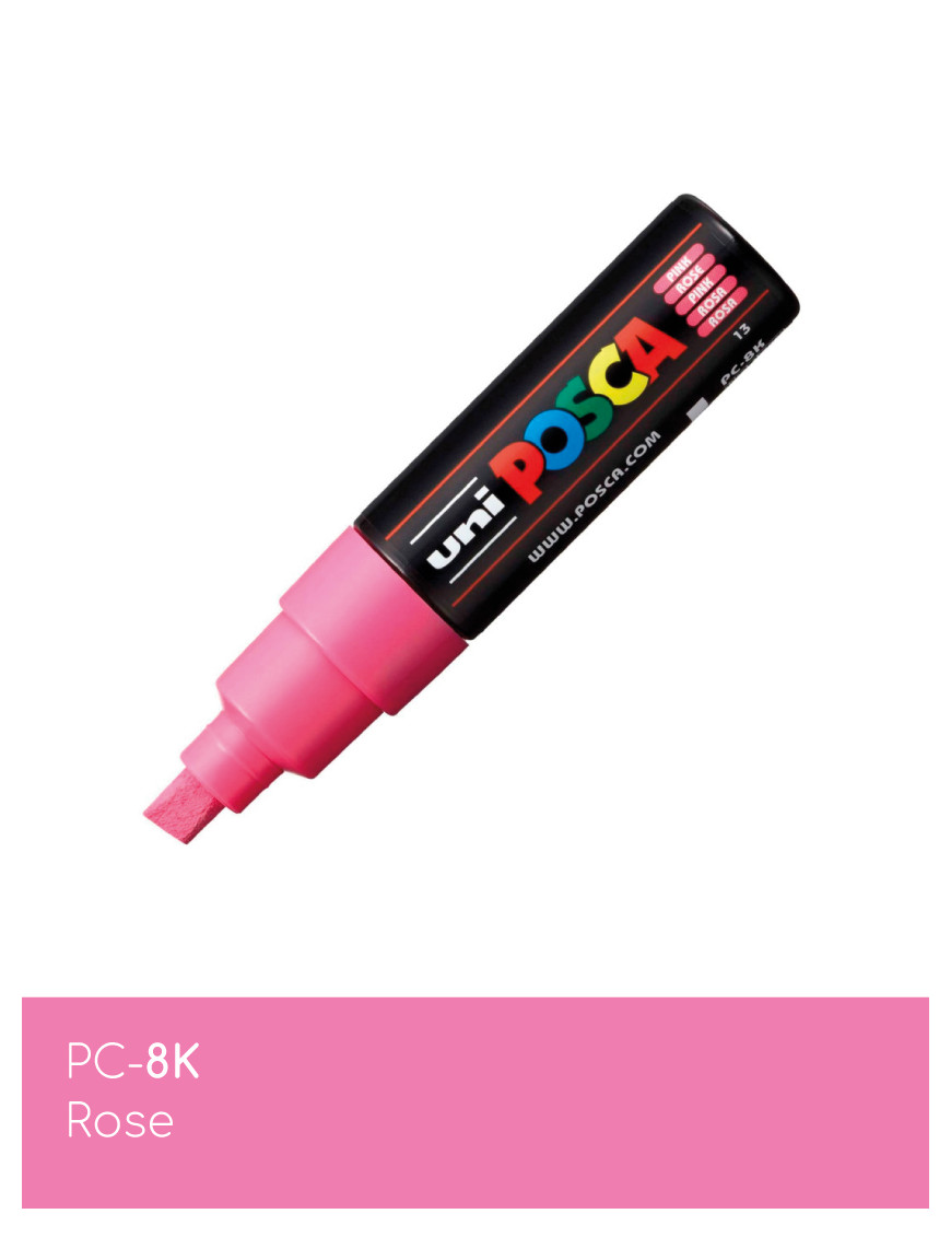 Marqueur peinture POSCA toutes surfaces - Pointe Large PC-8K