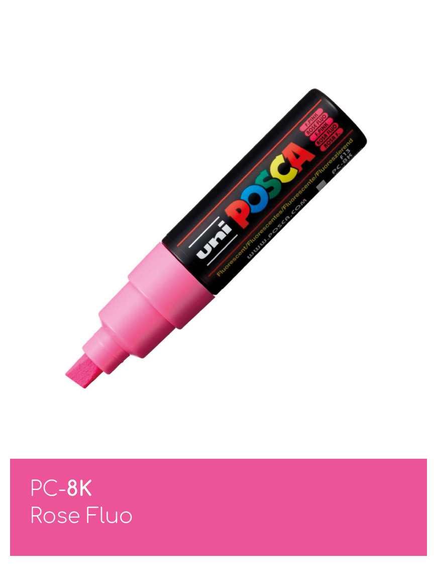 Marqueur peinture POSCA toutes surfaces - Pointe Large PC-8K