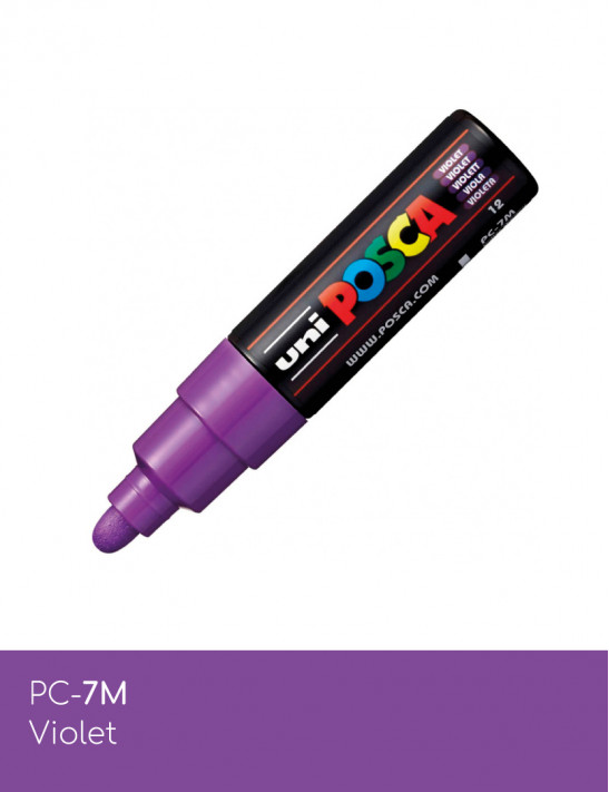 Marqueur peinture POSCA PC-7M - Pointe Large Conique 4,5-5,5mm