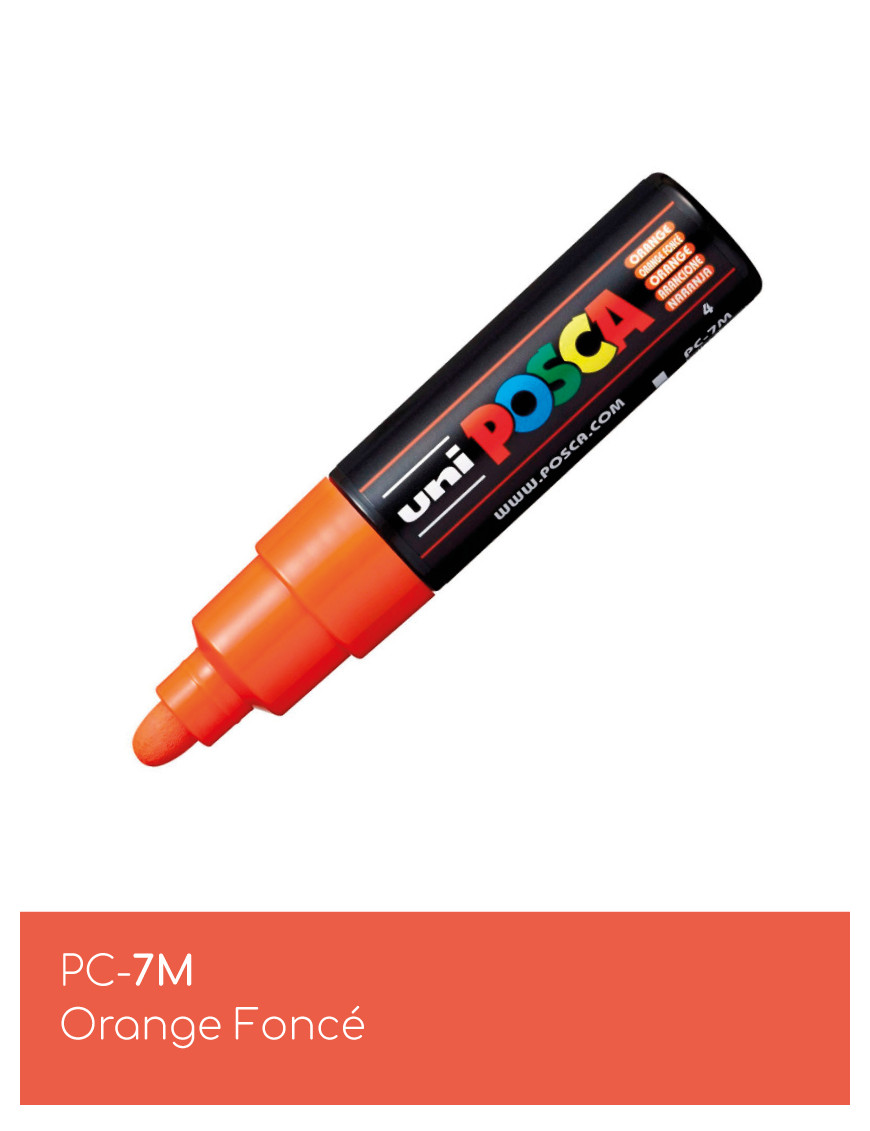 Marqueur peinture POSCA PC-7M - Pointe Large Conique 4,5-5,5mm