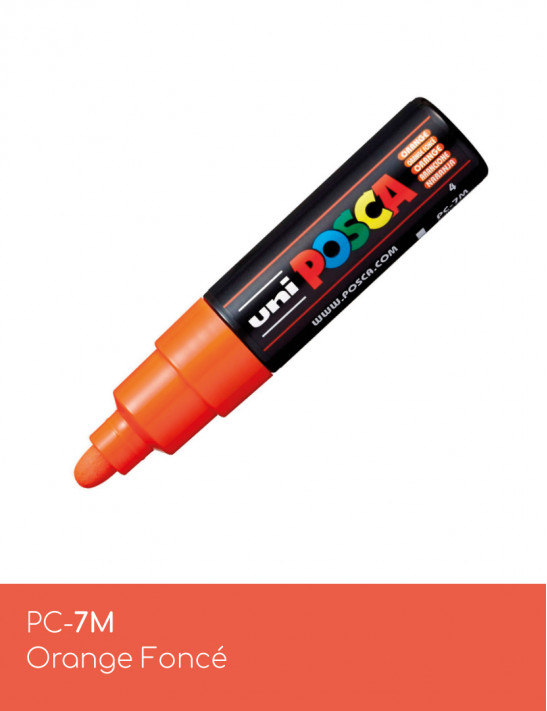 Marqueur peinture POSCA PC-7M - Pointe Large Conique 4,5-5,5mm