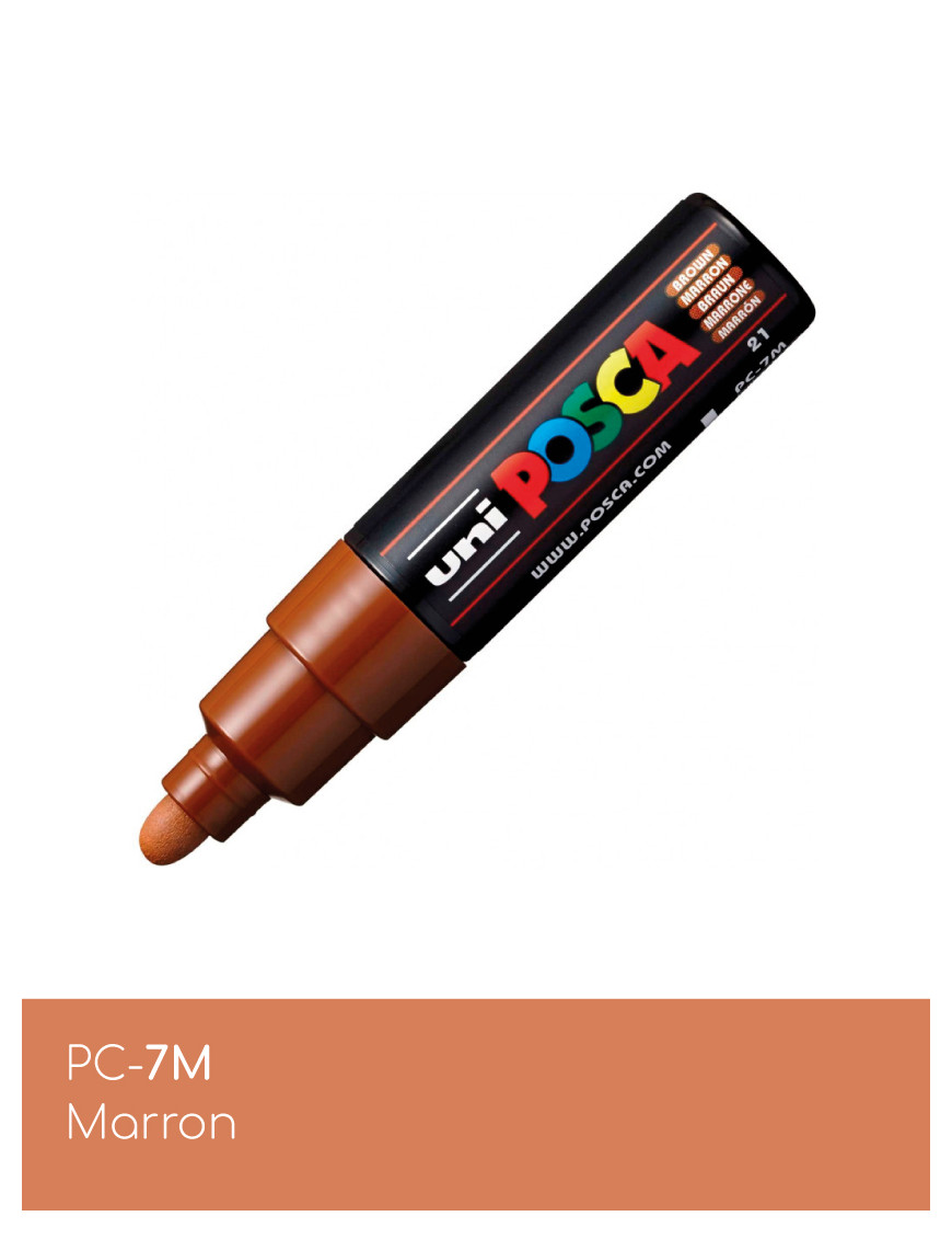 Marqueur peinture POSCA PC-7M - Pointe Large Conique 4,5-5,5mm