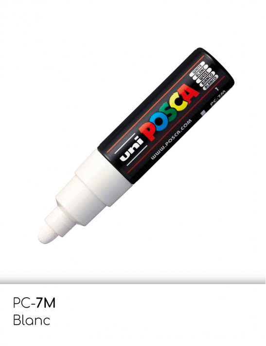 Marqueur peinture POSCA PC-7M - Pointe Large Conique 4,5-5,5mm