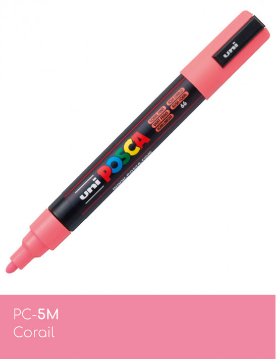 Marqueur peinture POSCA PC-5M - Pointe Moyenne 1,8-2,5 mm