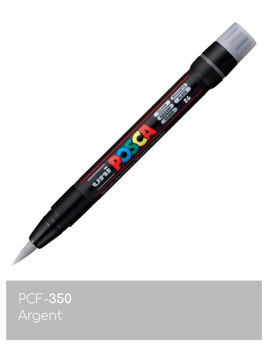 Marqueur peinture POSCA PCF-350 Pointe Pinceau 1-10 mm