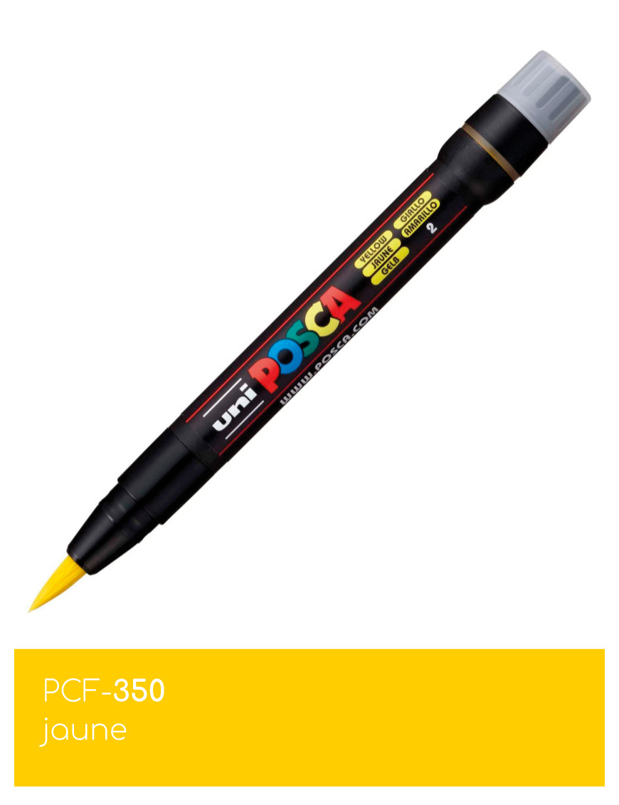 Marqueur peinture POSCA PCF-350 Pointe Pinceau 1-10 mm